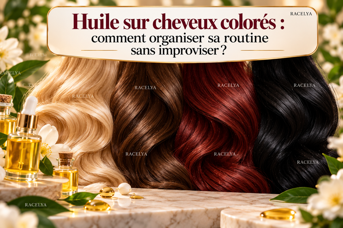 Illustration de l'article « Huile sur cheveux colorés : comment organiser sa routine sans improviser ? »
