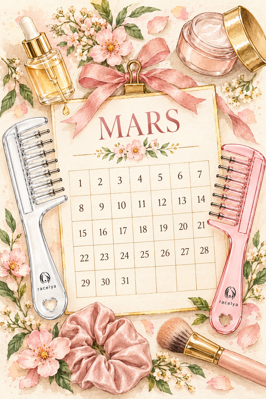 Illustration de l'article « Routine capillaire hebdomadaire : comment organiser l’huile et les accessoires sans créer un planning rigide ? »