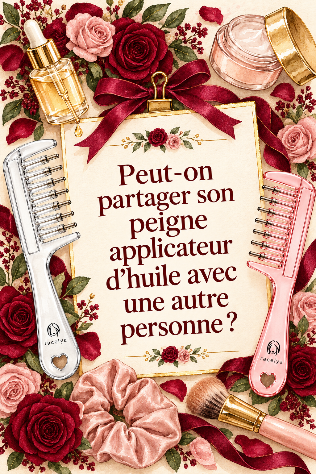 Illustration de l'article « Peut-on partager son peigne applicateur d’huile avec une autre personne ? »