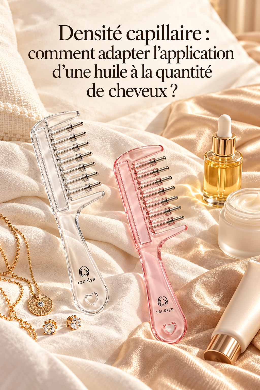 Densité capillaire : comment adapter l’application d’une huile à la quantité de cheveux ?