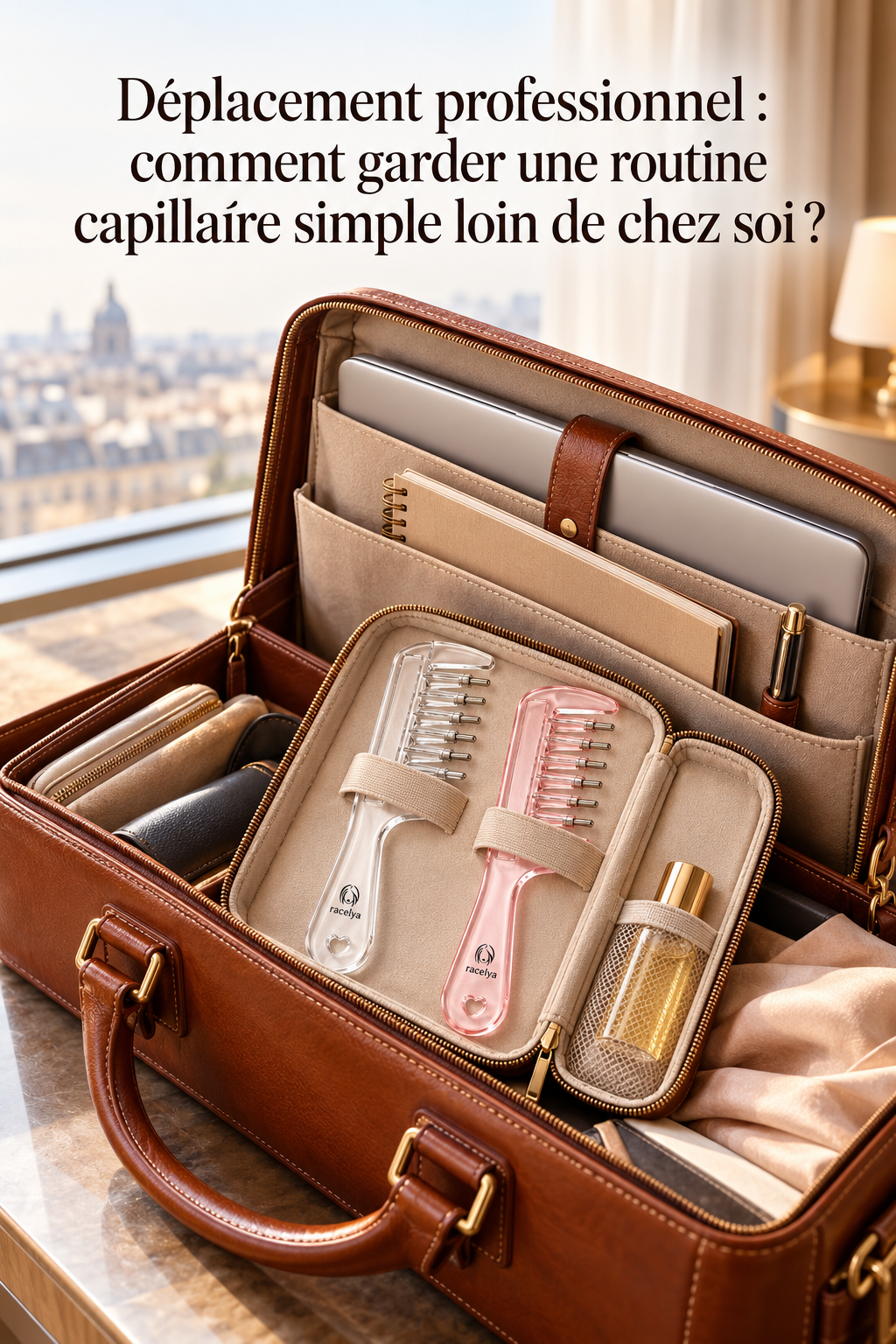 Déplacement professionnel : comment garder une routine capillaire simple loin de chez soi ?