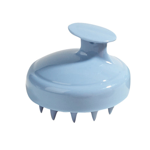 Brosse masseuse capillaire en silicone Racelya, picots souples vue de près